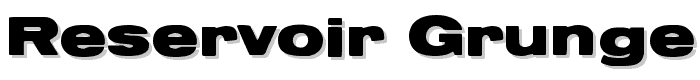 Reservoir Grunge font